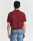 Gant Embroidered Flying Duck Pattern Polo Plumped Red