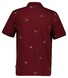 Gant Embroidered Flying Duck Pattern Polo Plumped Red