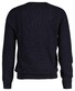 Gant Extrafine Lambswool V-Neck Trui Dark Navy Melange
