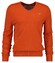 Gant Extrafine Lambswool V-Neck Trui Deep Orange