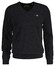 Gant Extrafine Lambswool V-Neck Trui Donker Grijs