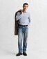 Gant Extrafine Merino Wool Half Zip Trui Light Blue Melange