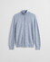 Gant Extrafine Merino Wool Half Zip Trui Light Blue Melange