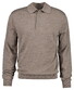 Gant Extrafine Merino Wool Polo Collar Trui Dark Hazelnut Melange