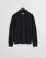 Gant Extrafine Merino Wool Polo Collar Trui Donker Grijs
