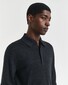 Gant Extrafine Merino Wool Polo Collar Trui Donker Grijs