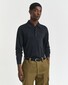 Gant Extrafine Merino Wool Polo Collar Trui Donker Grijs