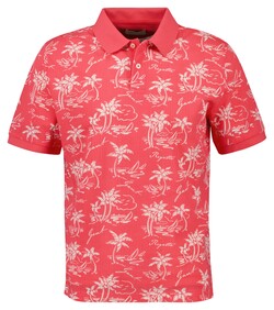 Gant Fantasy Island Pattern Regatta Poloshirt Watermelon Red