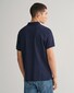 Gant Fine Shield Short Sleeve Piqué Uni Polo Avond Blauw