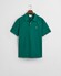 Gant Fine Shield Short Sleeve Piqué Uni Polo Deep Forest Green