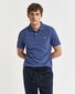 Gant Fine Shield Short Sleeve Piqué Uni Polo Dusty Navy
