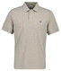Gant Fine Shield Short Sleeve Piqué Uni Polo Oat Melange