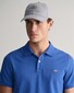 Gant Fine Shield Short Sleeve Piqué Uni Polo Rich Blue