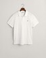 Gant Fine Shield Short Sleeve Piqué Uni Polo Wit