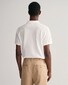 Gant Fine Shield Short Sleeve Piqué Uni Polo Wit