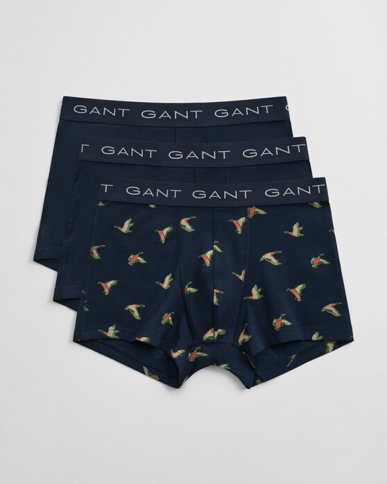 Gant Flying Duck Trunk 3Pack Ondermode Marine