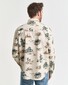 Gant Forest Pattern Rodeo Overhemd Ivory White