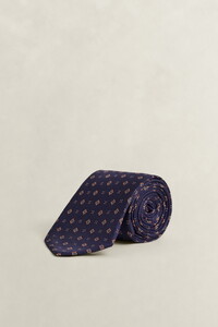 Gant Foulard Pattern Tie Classic Blue