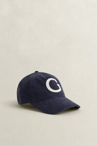 Gant G-Badge Moleskin Cap Evening Blue