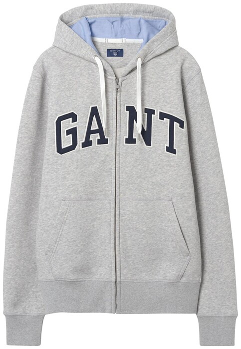gant full zip hoodie