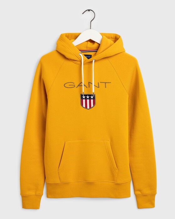 gant shield logo sweat hoodie