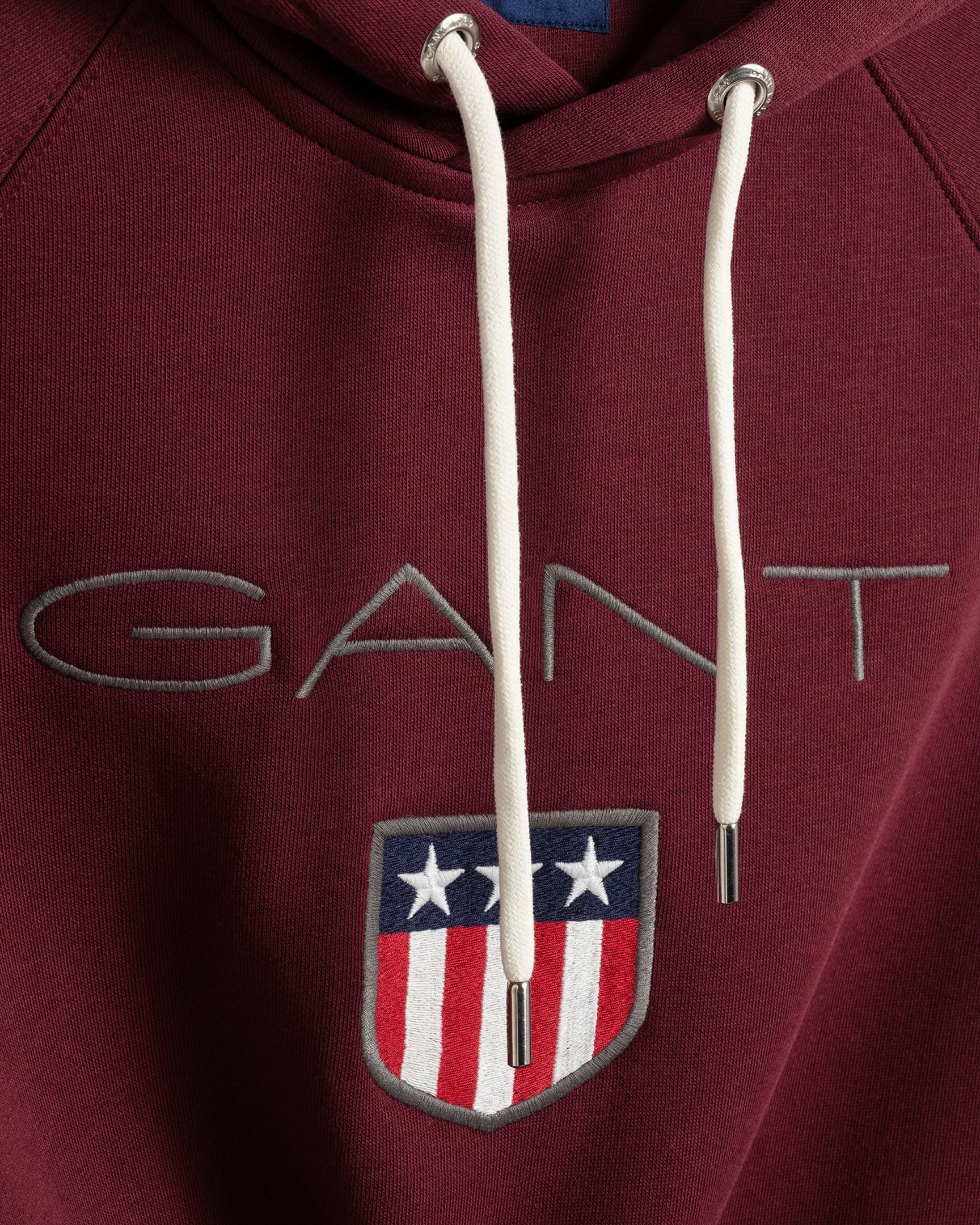 gant shield logo sweat hoodie