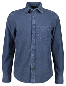 Gant Garment Dyed Corduroy Shirt Blue Horizon