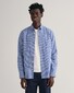 Gant Gingham Check Poplin Button Down Overhemd College Blue