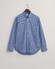 Gant Gingham Check Poplin Button Down Overhemd College Blue