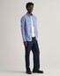 Gant Gingham Check Poplin Button Down Overhemd College Blue
