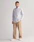 Gant Gingham Check Poplin Button Down Overhemd Licht Blauw