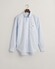 Gant Gingham Check Poplin Button Down Overhemd Licht Blauw