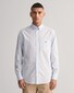 Gant Gingham Check Poplin Button Down Overhemd Licht Blauw
