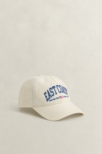 Gant Graphic Cotton Canvas 1949 Cap Cream
