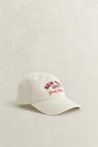 Gant Graphic Cotton Twill Cap Cream