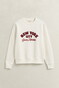 Gant Graphic Crew Neck Sweat New York City Trui Cream