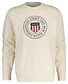 Gant Graphic Crew Neck Sweatshirt Trui Cream