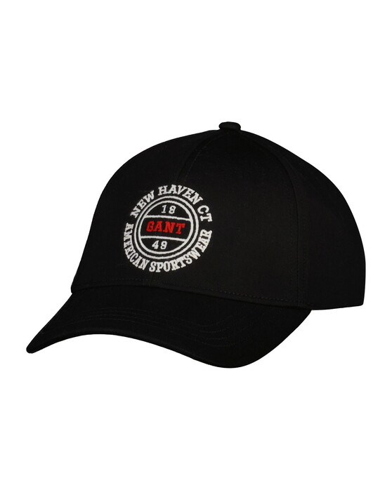 Gant Graphic New Haven 1949 Cap Zwart