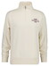 Gant Graphic New Haven Connecticut 1949 Half Zip Trui Cream
