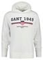 Gant Graphic Sweat Hoodie Trui Eggshell