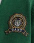 Gant Graphic Zip Cardigan New Haven 1949 Vest Forest Green