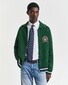 Gant Graphic Zip Cardigan New Haven 1949 Vest Forest Green