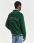 Gant Graphic Zip Cardigan New Haven 1949 Vest Forest Green