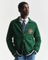 Gant Graphic Zip Cardigan New Haven 1949 Vest Forest Green