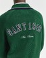 Gant Graphic Zip Cardigan New Haven 1949 Vest Forest Green
