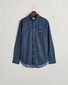 Gant Indigo Chambray Button Down Overhemd Donker Indigo