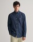 Gant Indigo Chambray Button Down Overhemd Donker Indigo