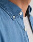 Gant Indigo Chambray Button Down Overhemd Semi Light Blue