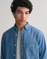 Gant Indigo Chambray Button Down Overhemd Semi Light Blue