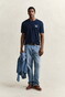 Gant Indigo NH-49 Crew Neck T-Shirt